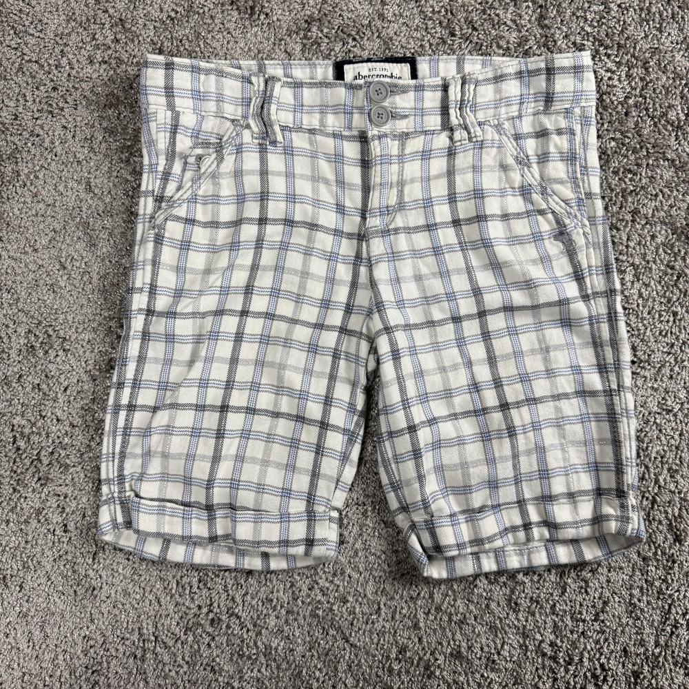 VTG Abercrombie Girls Bermuda Shorts Size 12‎ Y2K Cotton Preppy Old Money 2000s